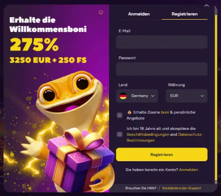 Zoome Registration